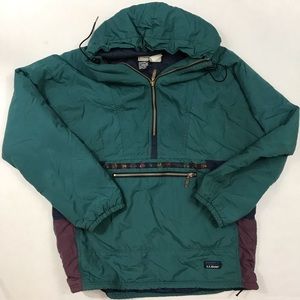 Vintage 90s LL Bean Anorak Insulated 3M parka